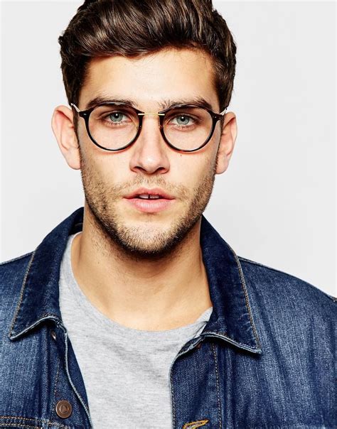 ray ban round glasses on face|ray ban round glasses men.